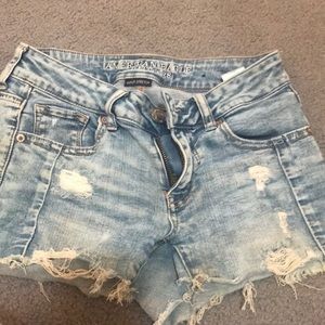 Super stretch American eagle jean shorts